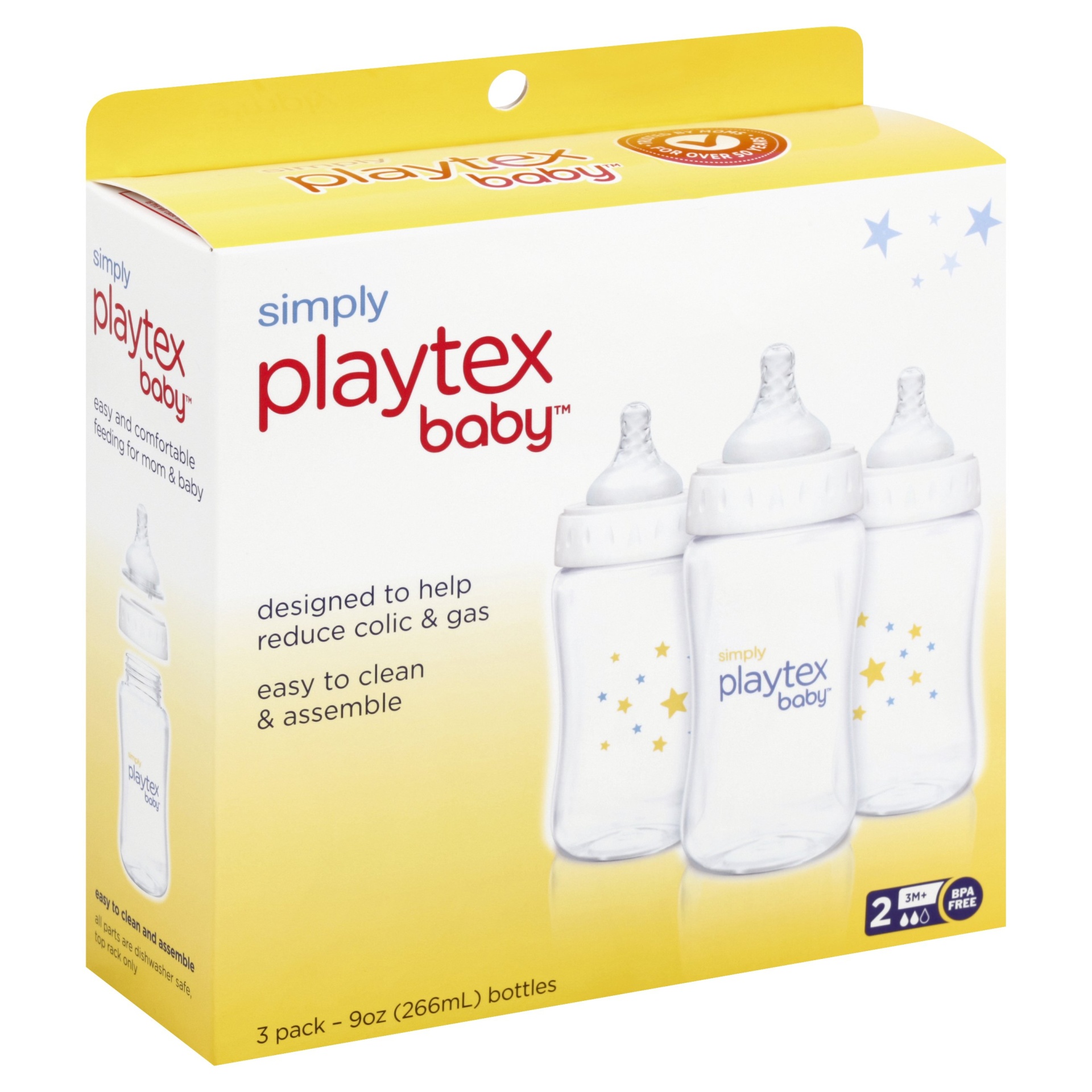 slide 1 of 1, Playtex Bottles 3 ea, 3 ct; 9 oz