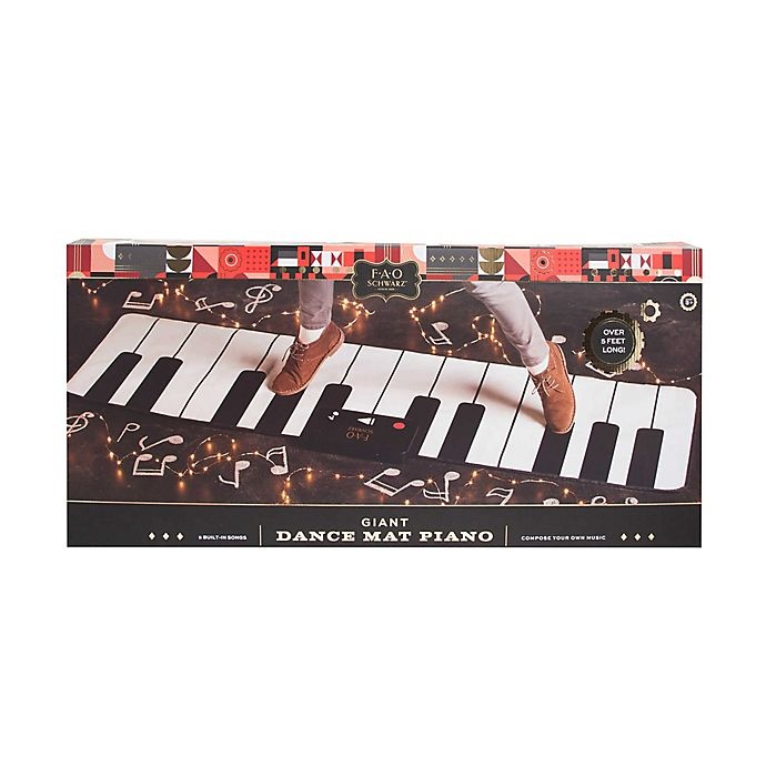 slide 1 of 3, FAO Schwarz GiantPiano Dance Mat, 1 ct