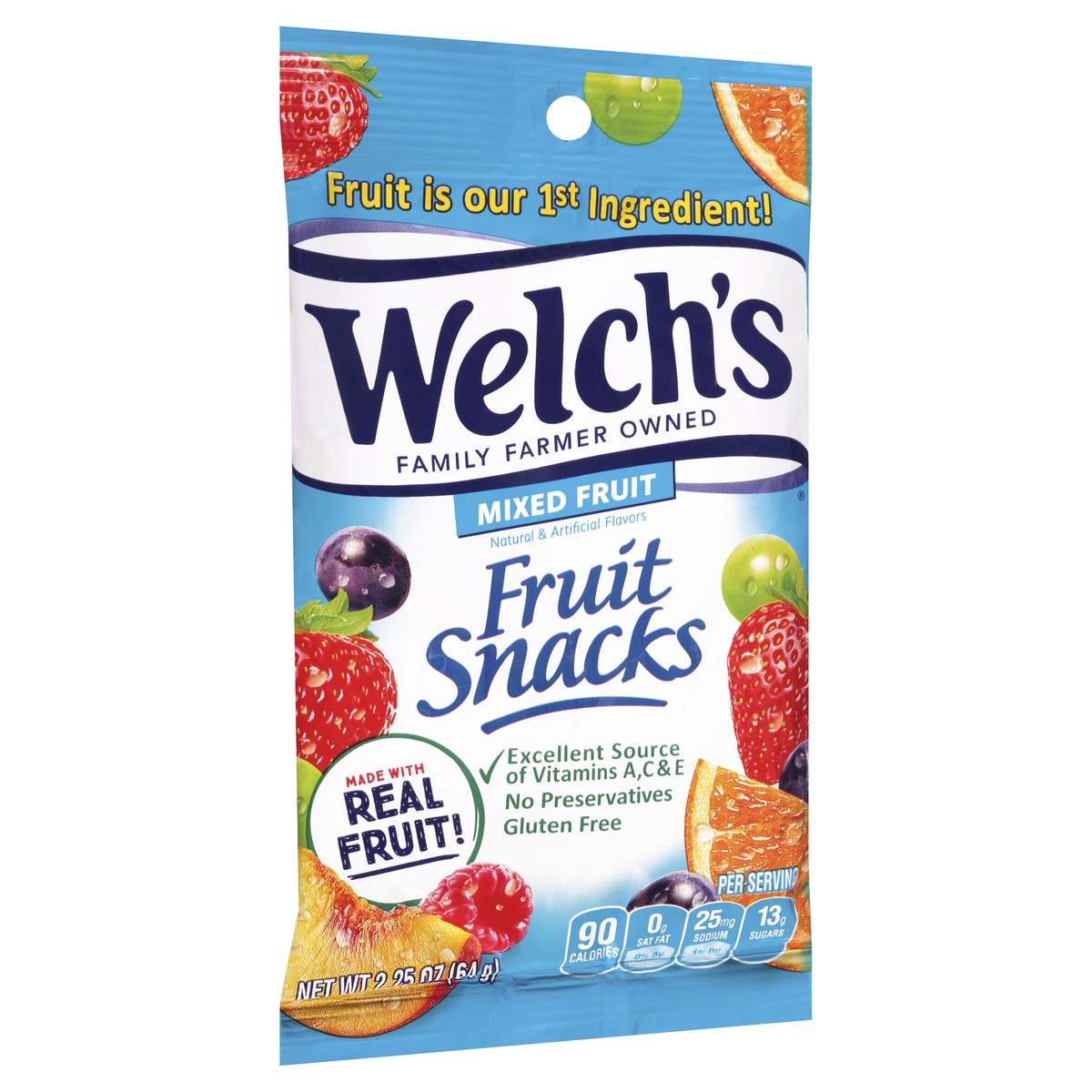 slide 3 of 9, Welch's Mixed Fruit Fruit Snacks 2.25oz, 2.25 oz