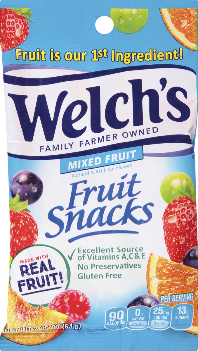 slide 4 of 9, Welch's Mixed Fruit Fruit Snacks 2.25oz, 2.25 oz