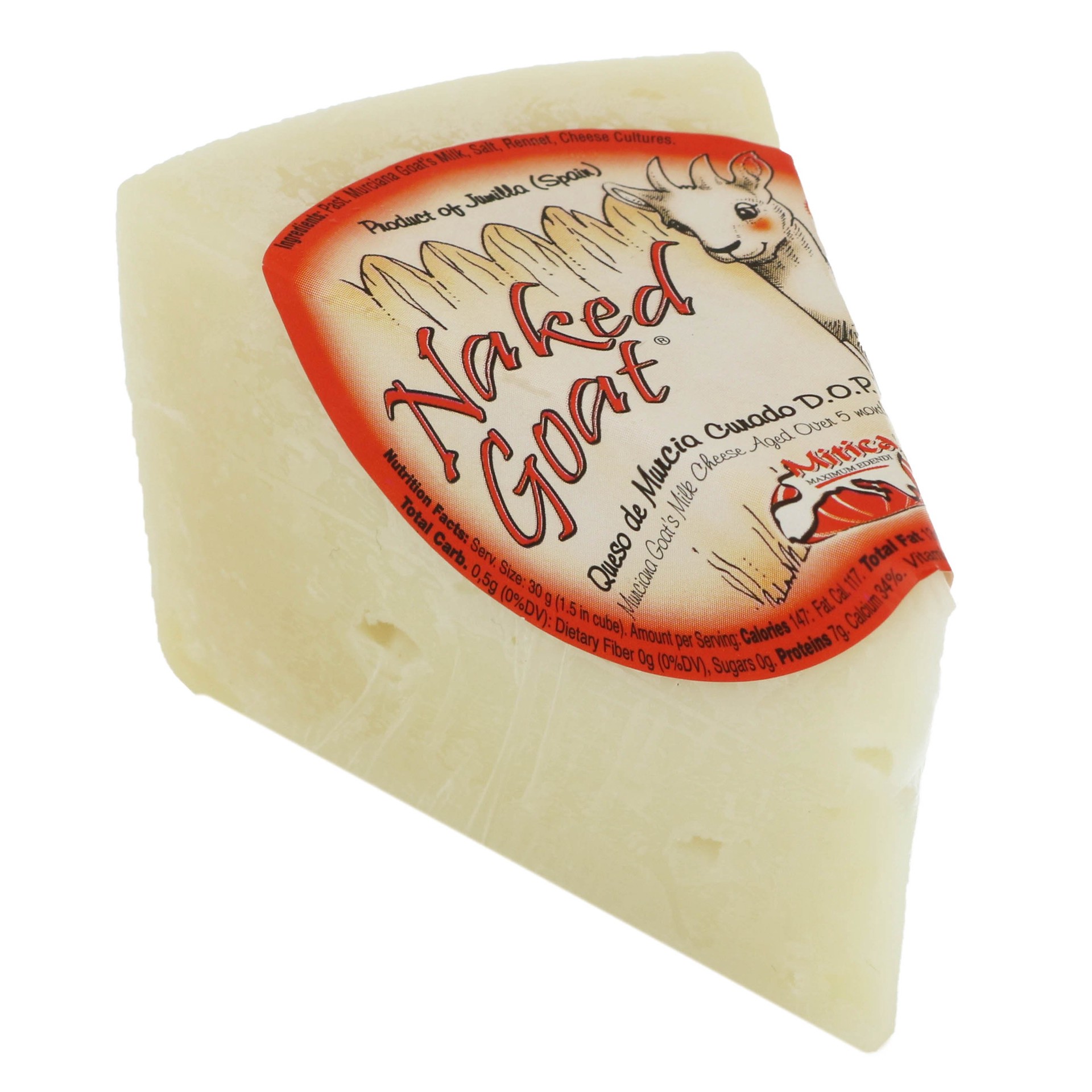 slide 1 of 1, Mitica Naked Goat Queso De Murci Curado, per lb
