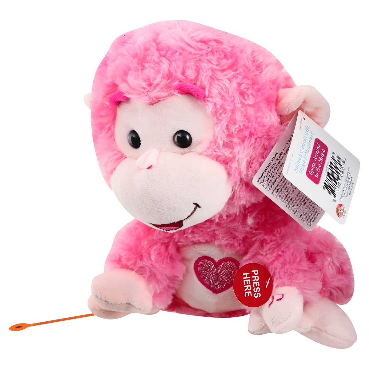 slide 7 of 10, Cuddle Barn Love Me Coco Monky, 1 ct