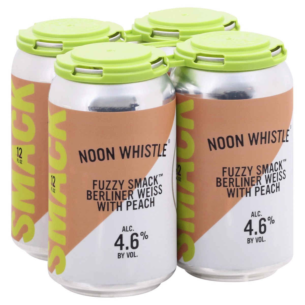 slide 3 of 9, Noon Whistle Brewery, Fuzzy Smack Berliner Weiss With Peach 4Pk, 1 ct