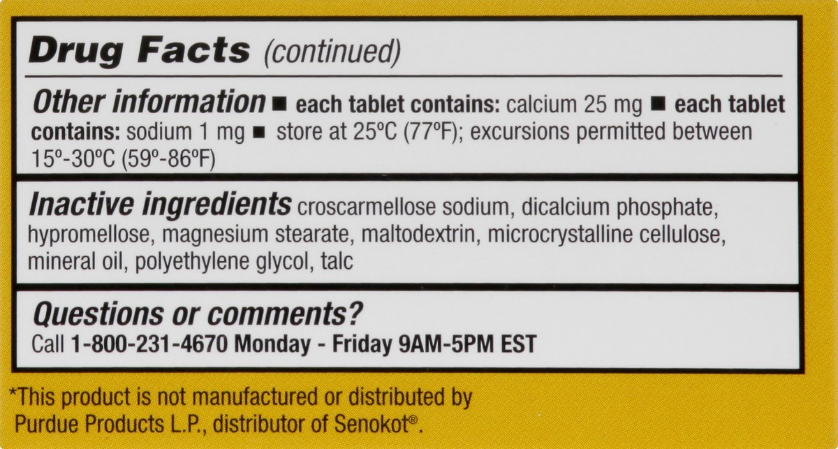 slide 7 of 10, CVS Health Senna Laxative Tablets, 50 Ct, 1 ct