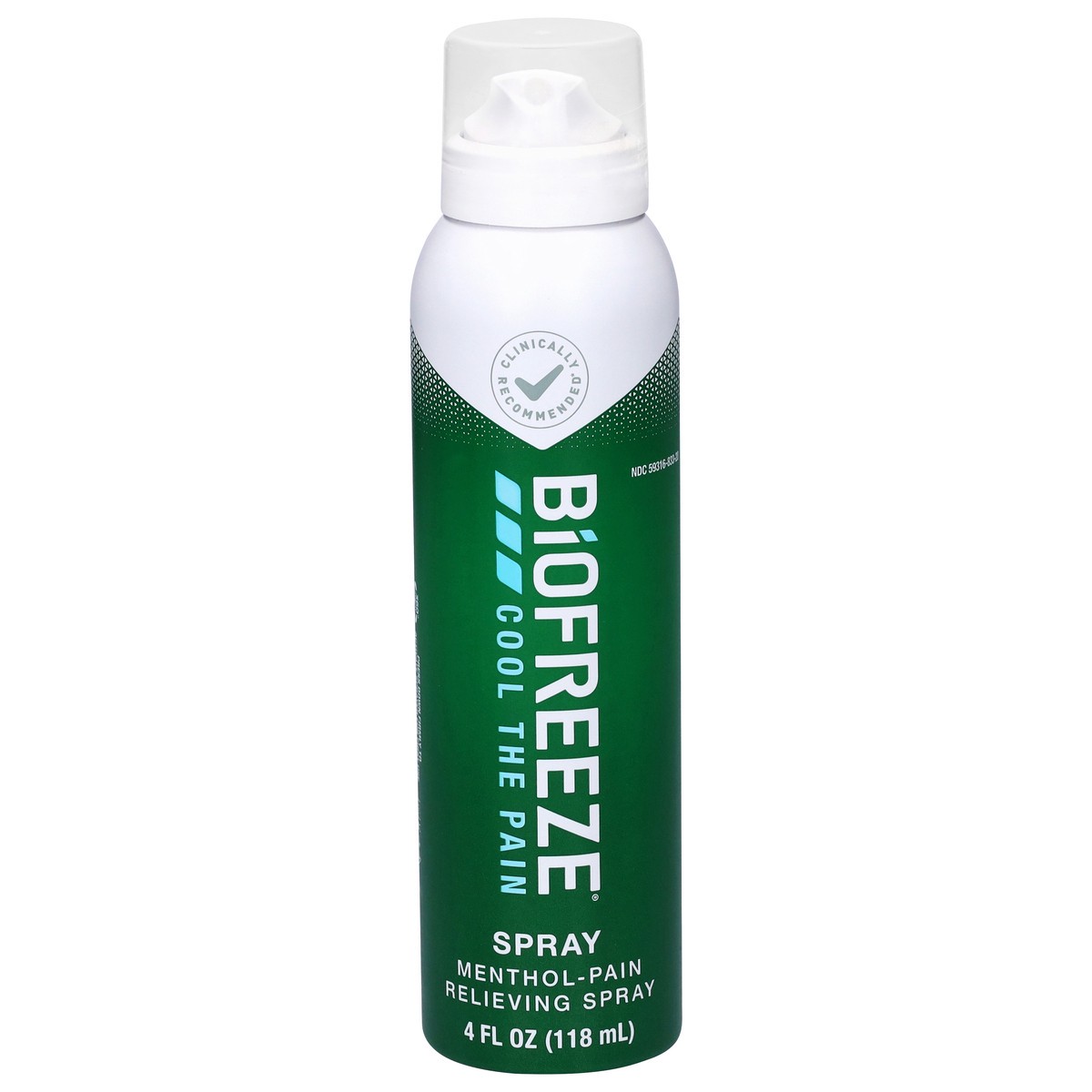 slide 1 of 2, Biofreeze Menthol Pain Relieving Spray 4 FL OZ Colorless Aerosol Spray For Pain Relief Associated With Sore Muscles, Arthritis, Simple Backaches, And Joint Pain (Packaging May Vary), 1 ct
