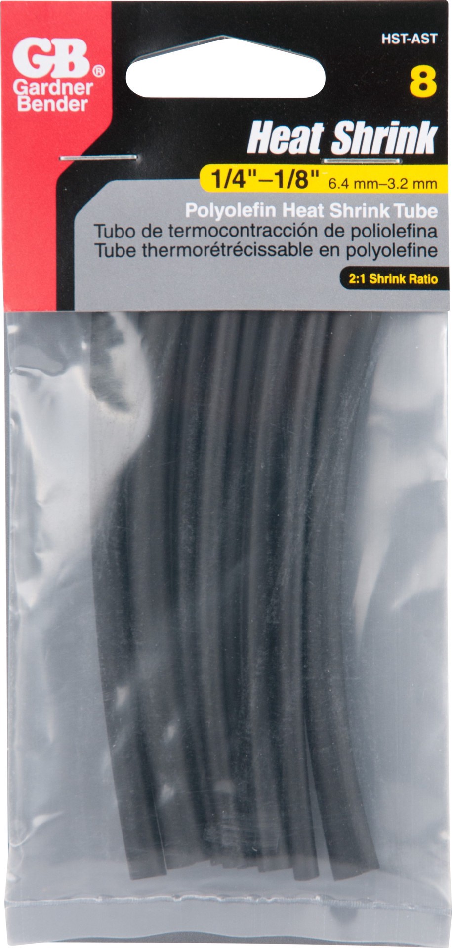 slide 3 of 3, Tube Heat Shrink Assorted, 1 ct