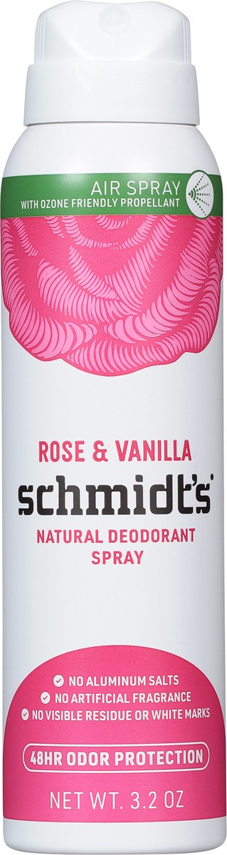slide 7 of 9, Schmidt's Deodorant Spry Rose Vanilla, 3.2 oz