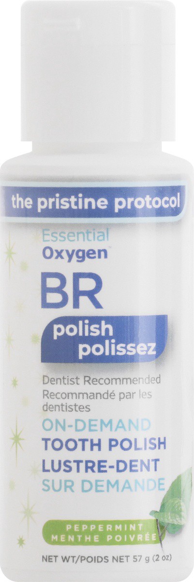 slide 3 of 8, Essential Oxygen Br Tooth Polish Fresh Mint Flavor, 2 oz