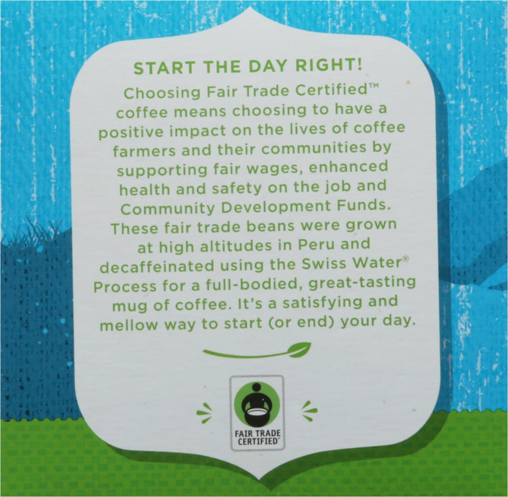 slide 3 of 4, Simple Truth Organic Peruvian Swiss Water Decaf Single Serve Coffee Pods - 12 ct, 12 ct