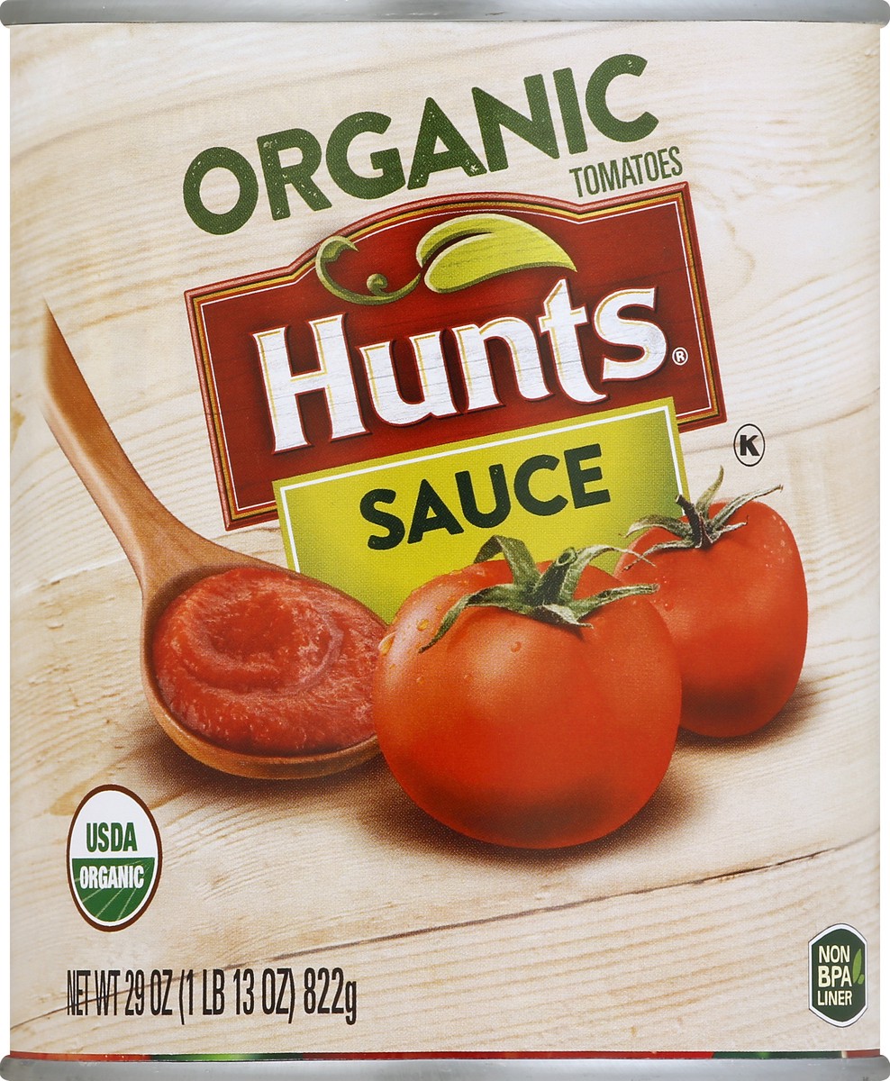 slide 2 of 2, Hunt's 100% Natural Tomato Sauce - 29oz, 29 oz