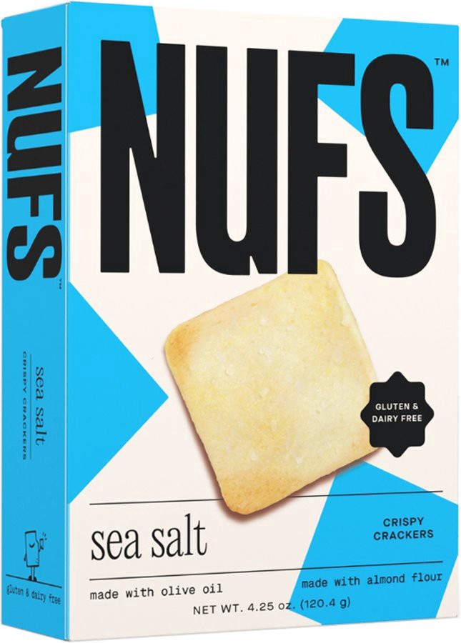 slide 1 of 1, Nufs Sea Salt Crackers, 4.25 oz