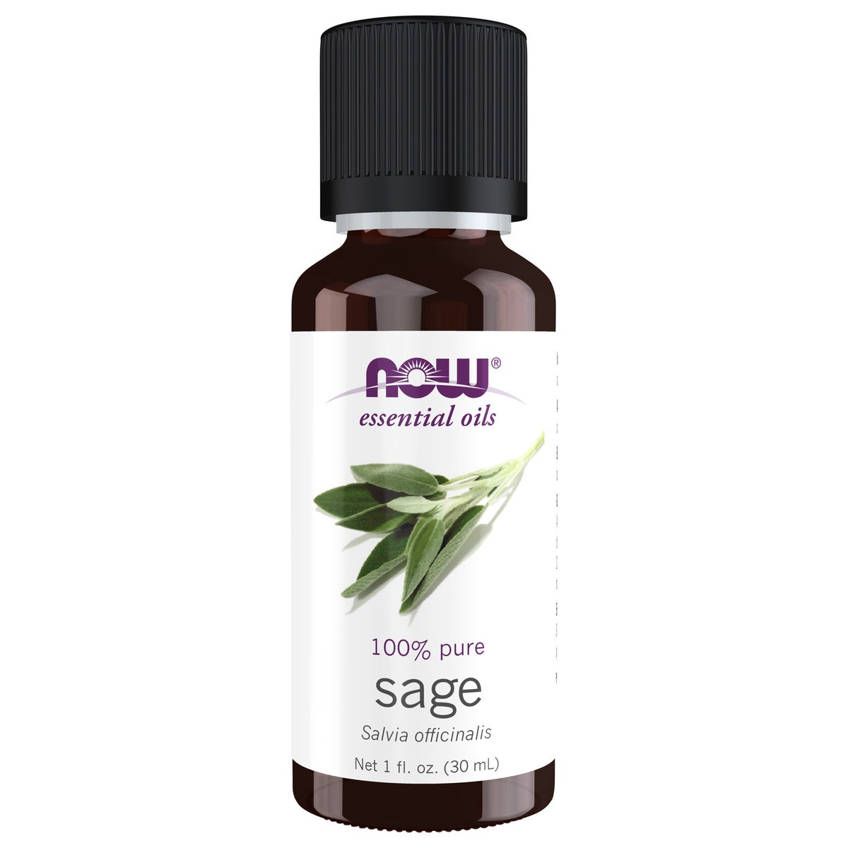 slide 1 of 7, NOW Sage Oil - 1 fl. oz., 1 fl oz