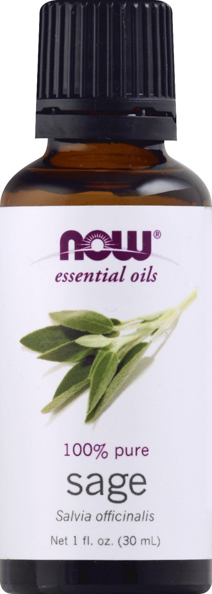 slide 2 of 7, NOW Sage Oil - 1 fl. oz., 1 fl oz