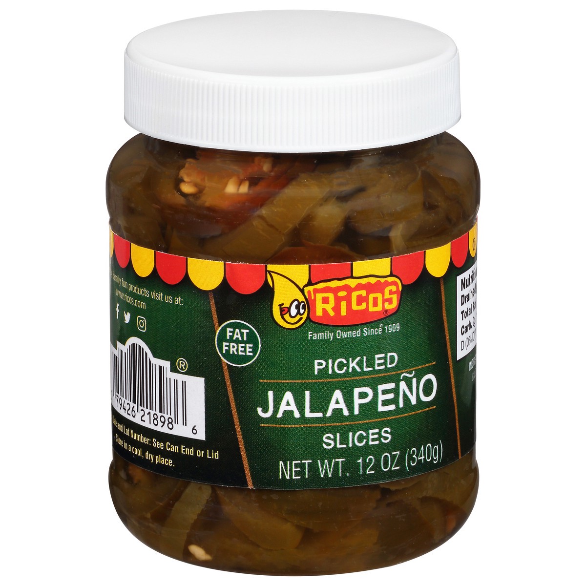 slide 4 of 11, Rico's Pickled Jalapeno Slices, 12 oz