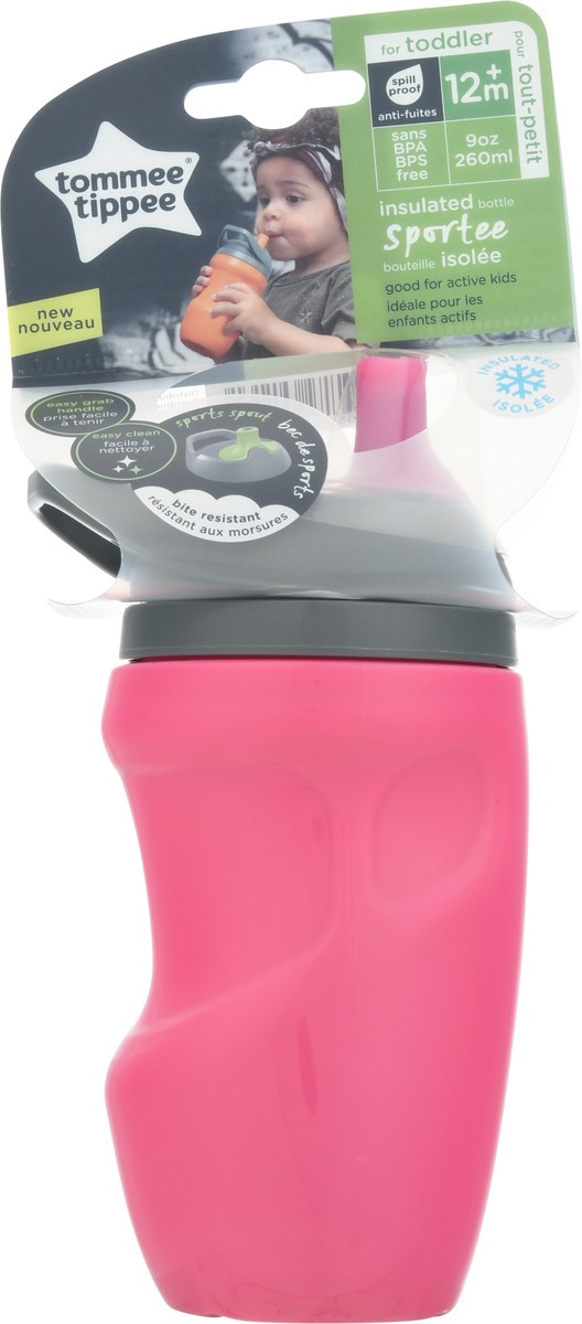 slide 2 of 9, Tommee Tippee 9 Ounce 12+m Toddler Sportee Insulated Bottle 1 ea, 1 ct