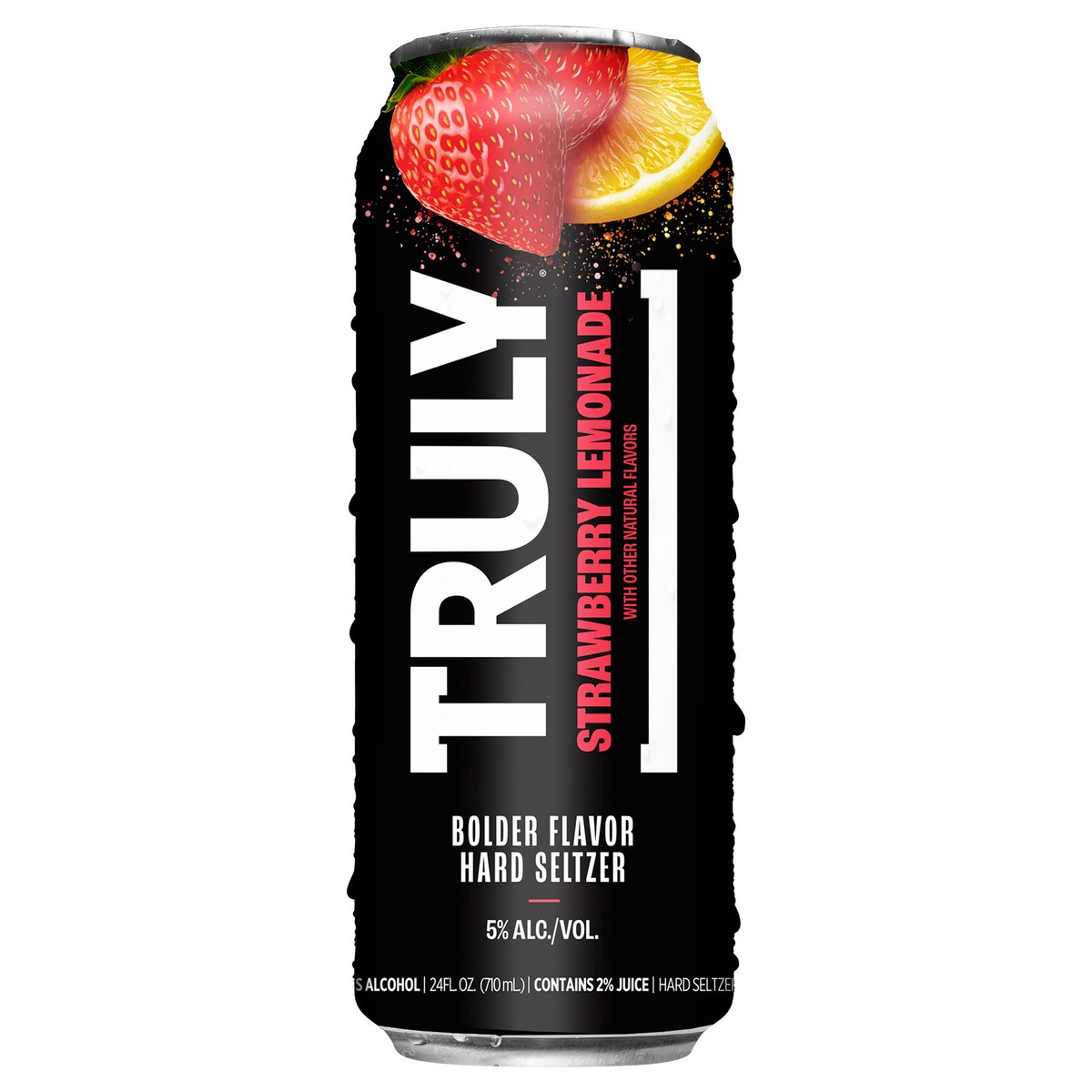 slide 3 of 11, TRULY Hard Seltzer Strawberry Lemonade UT - 24 fl oz, 24 fl oz