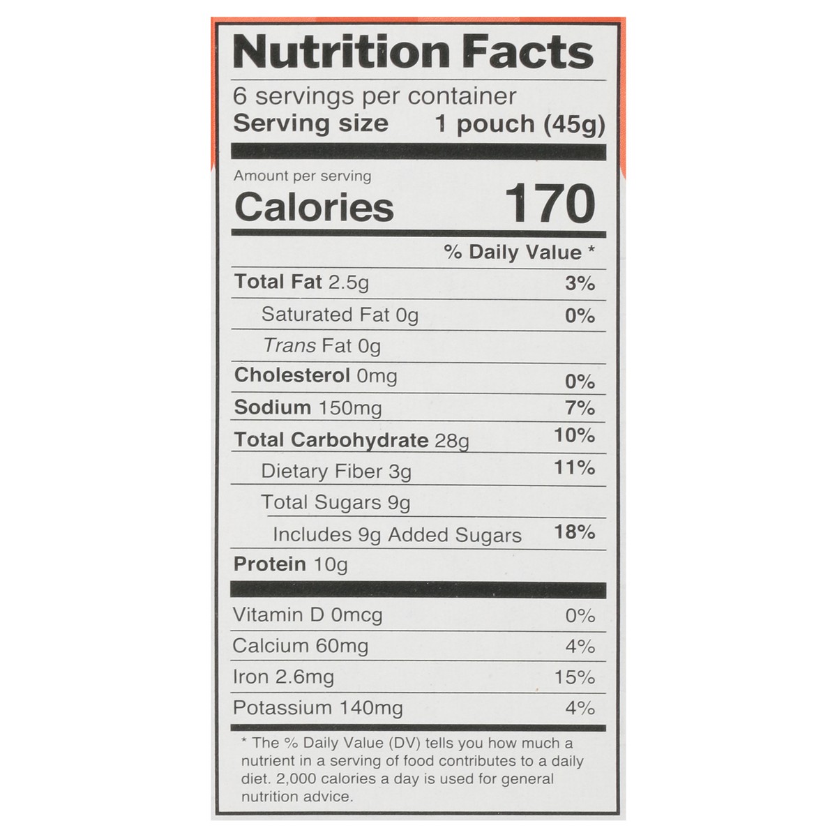 slide 9 of 14, Bakery on Main Protein Maple & Brown Sugar Instant Oatmeal 6 - 1.59 oz Packets, 6 ct