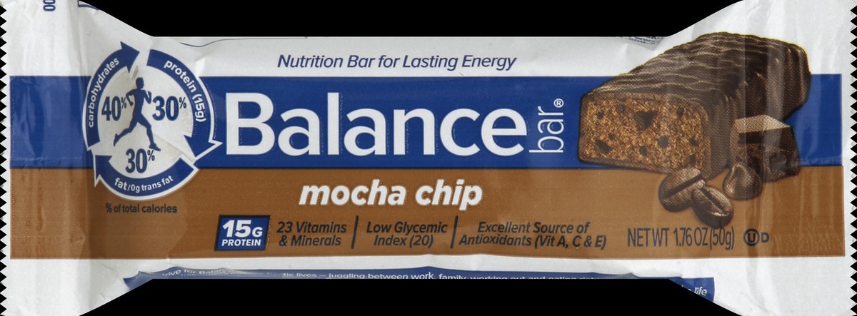 slide 5 of 6, Balance Bar Nutrition Bar Mocha Chip, 1.76 oz