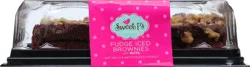 Sweet P's Bake Shop Fudge Iced Brownies with Nuts 13 oz