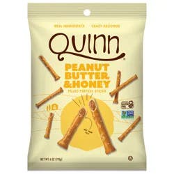 Quinn Peanut Butter Honey Filled Pretzel Sticks