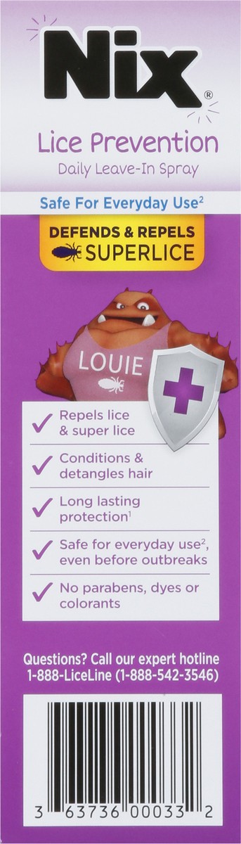 slide 4 of 14, Nix Lice Prevention Daily Leave-In Spray 6 fl oz, 6 fl oz