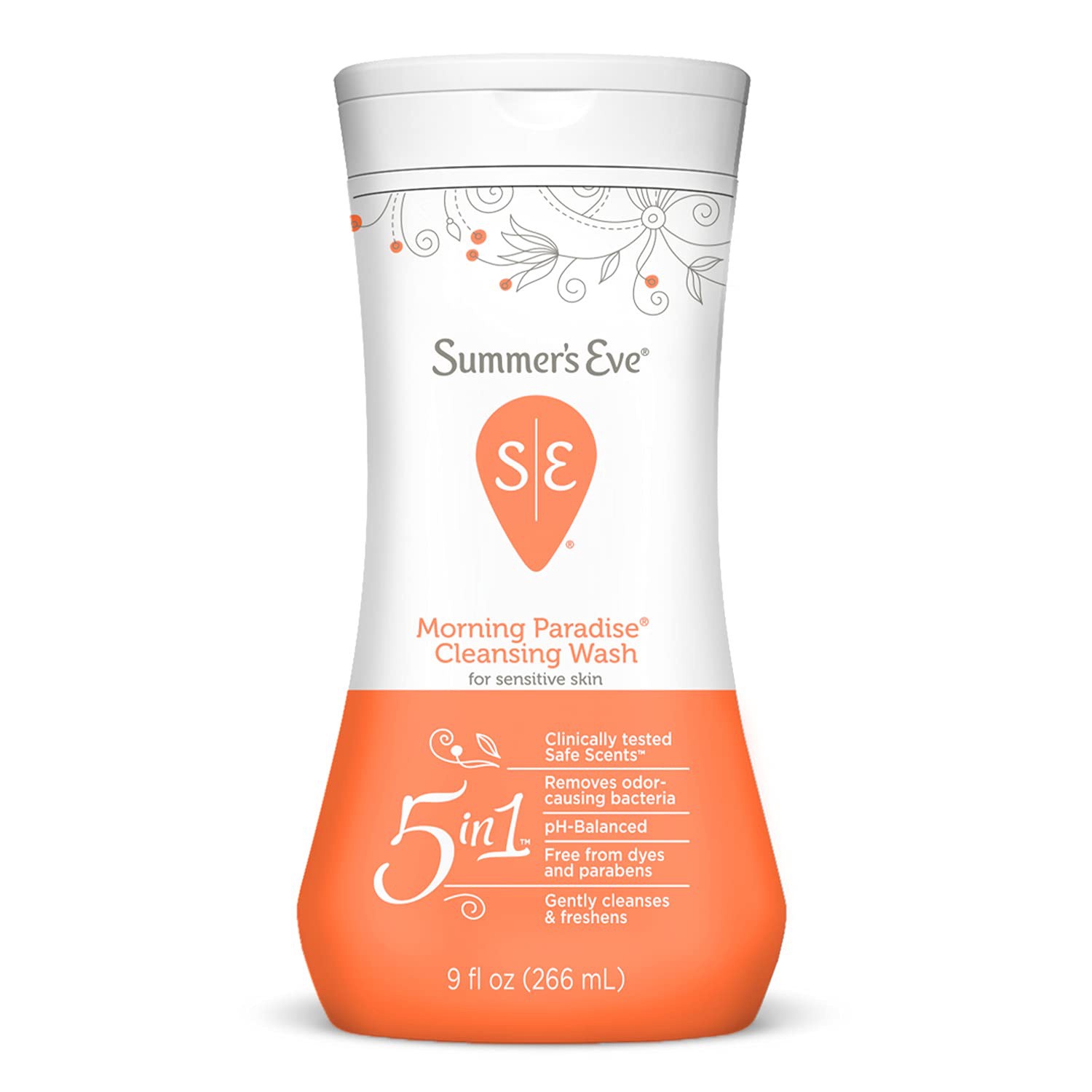 slide 1 of 6, Summer's Eve, Feminine Morning Paradise Sensitive Skin Wash, 9 oz, 9 oz