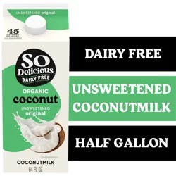 So Delicious Dairy-Free Organic Unsweetened Coconut Milk