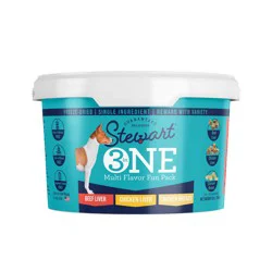 Stewart Freeze Dried 3 Flavors In 1 Tub 9 Oz