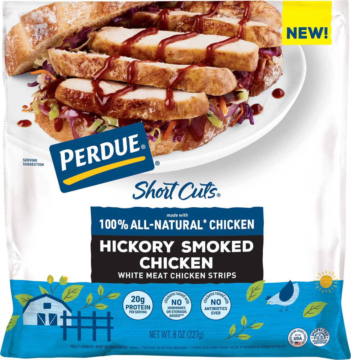 slide 3 of 9, PERDUE SHORT CUTS Hickory Smoked Chicken, 8 oz., 8 oz