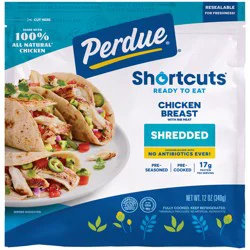 PERDUE SHORT CUTS No Antibiotics Ever Shredded Roasted Chicken, 12 oz.