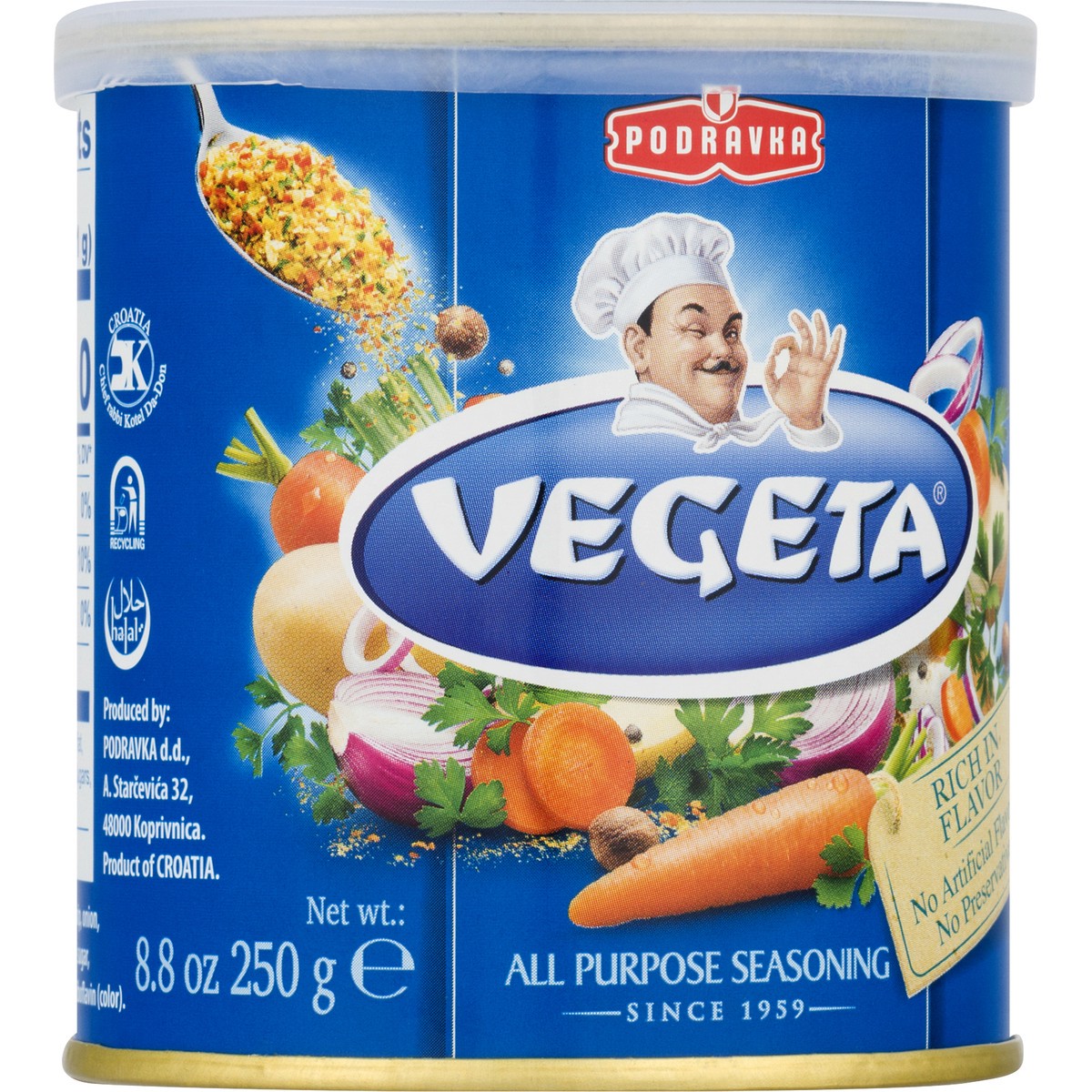 slide 6 of 11, Vegeta Podravka Can Vegeta Seasoning - 8.8 oz, 8.8 oz