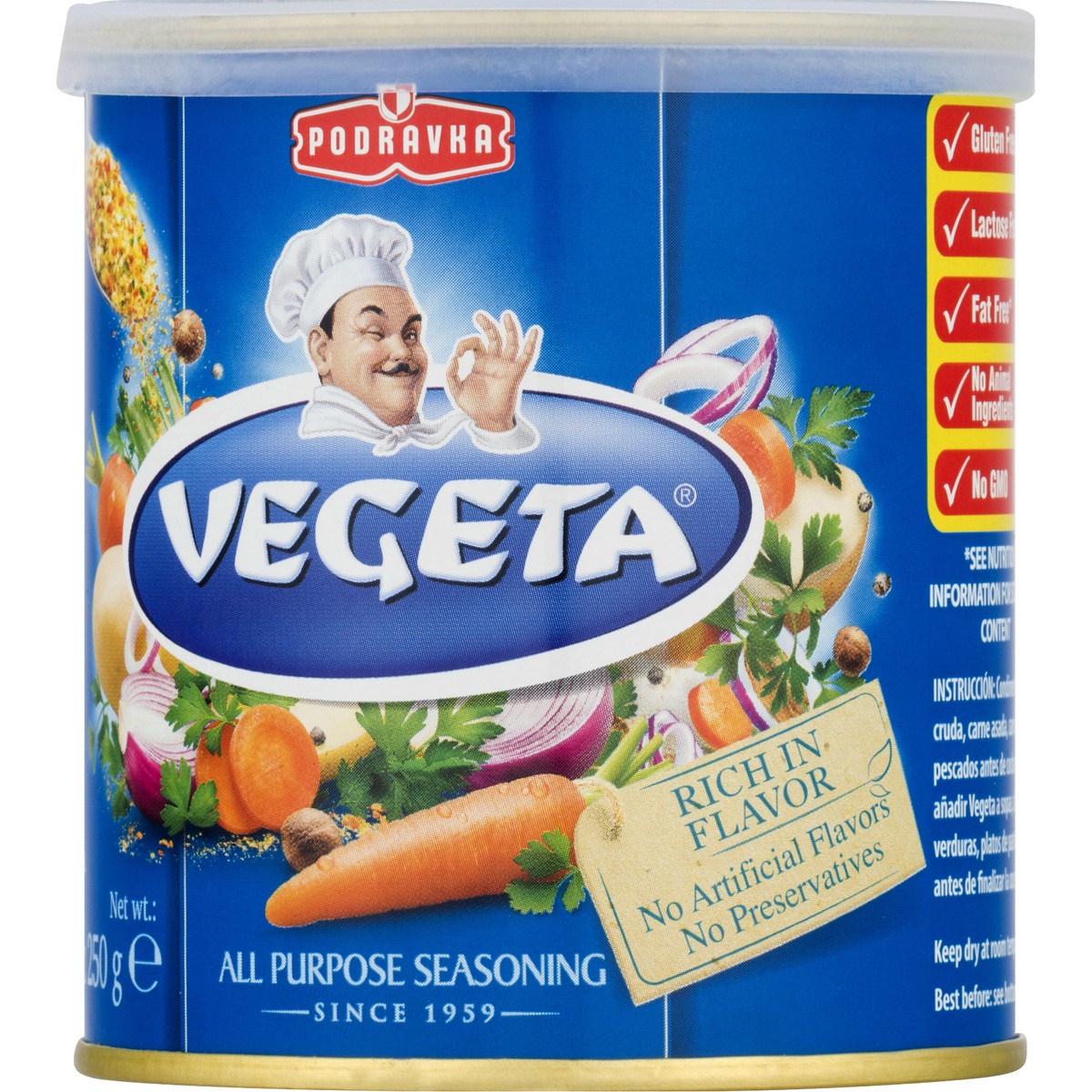 slide 10 of 11, Vegeta Podravka Can Vegeta Seasoning - 8.8 oz, 8.8 oz