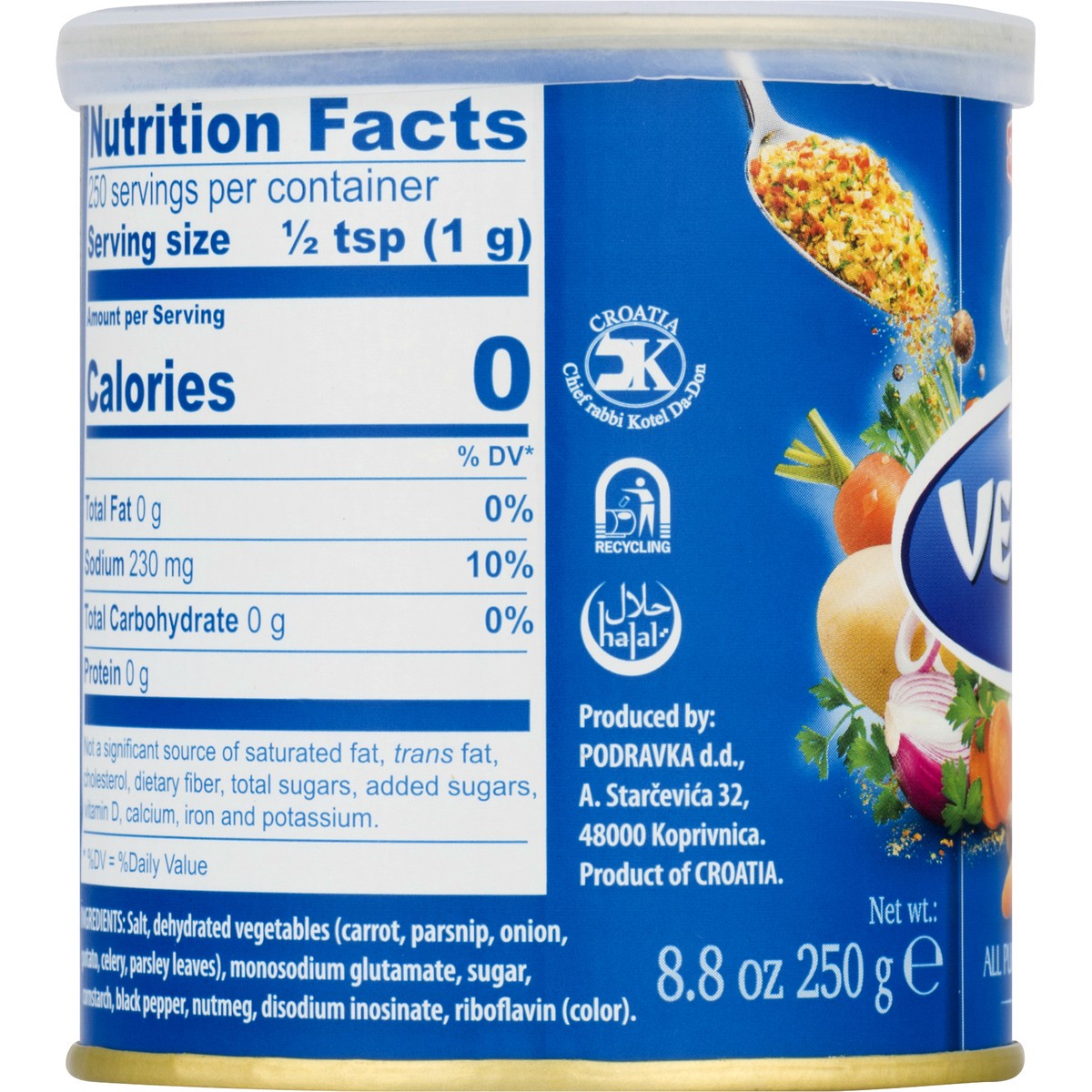 slide 3 of 11, Vegeta Podravka Can Vegeta Seasoning - 8.8 oz, 8.8 oz