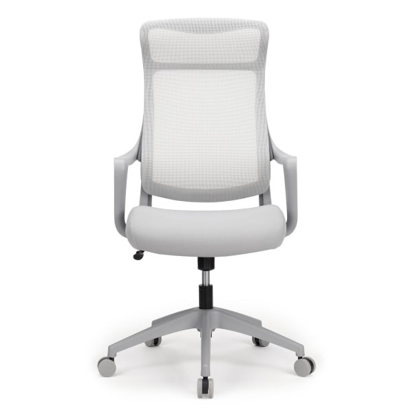 slide 2 of 10, Realspace Lenzer Mesh High-Back Task Chair, Gray, 1 ct