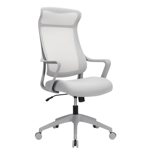 slide 1 of 10, Realspace Lenzer Mesh High-Back Task Chair, Gray, 1 ct