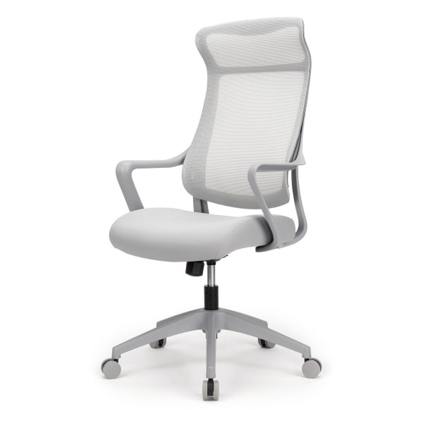 slide 5 of 10, Realspace Lenzer Mesh High-Back Task Chair, Gray, 1 ct