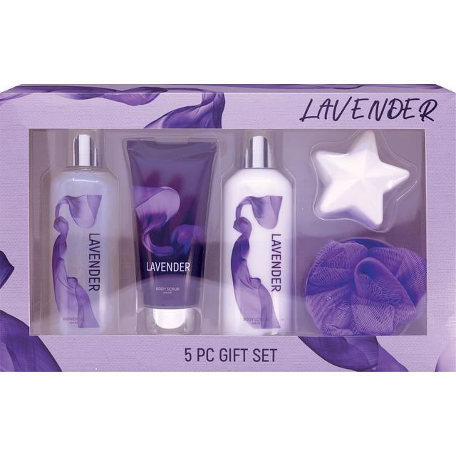 slide 1 of 1, FREIDA & JOE Freida And Joe 5Pc Lavender Shower Gift, 1 ct