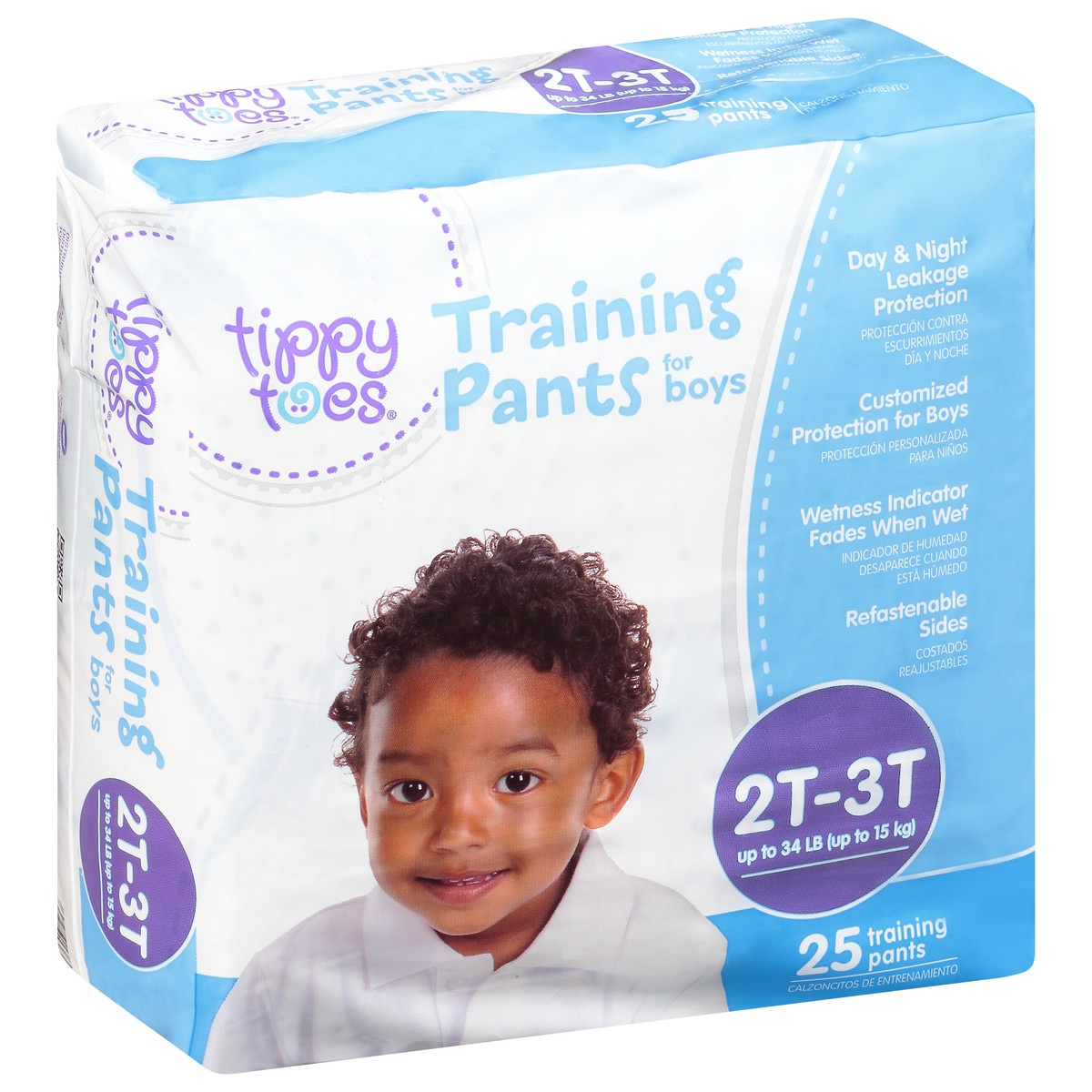 slide 7 of 9, Tippy Toes Training Pants Boy Medium 2T-3T, 25 ct