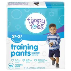 Tippy Toes Training Pants Boy Medium 2T-3T