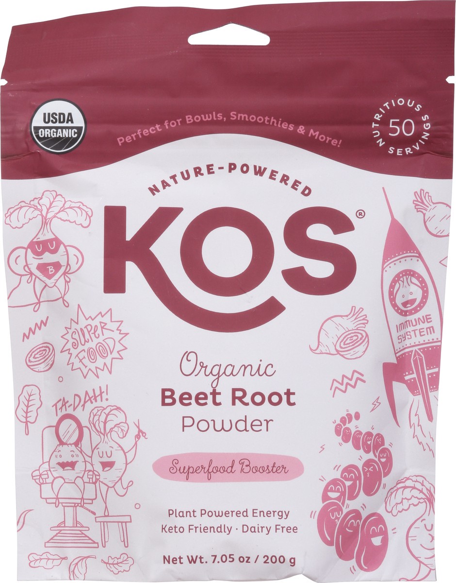 slide 2 of 9, KOS Organic Beet Root Powder 7.05 oz, 7.05 oz