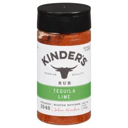 Kinder's California Barbecue Rub Bbq Tequila Lime - 6.2 Oz