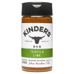 Kinder's California Barbecue Rub Bbq Tequila Lime - 6.2 Oz