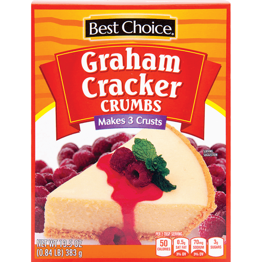 slide 1 of 1, Best Choice Graham Cracker Crumbs, 13.5 oz