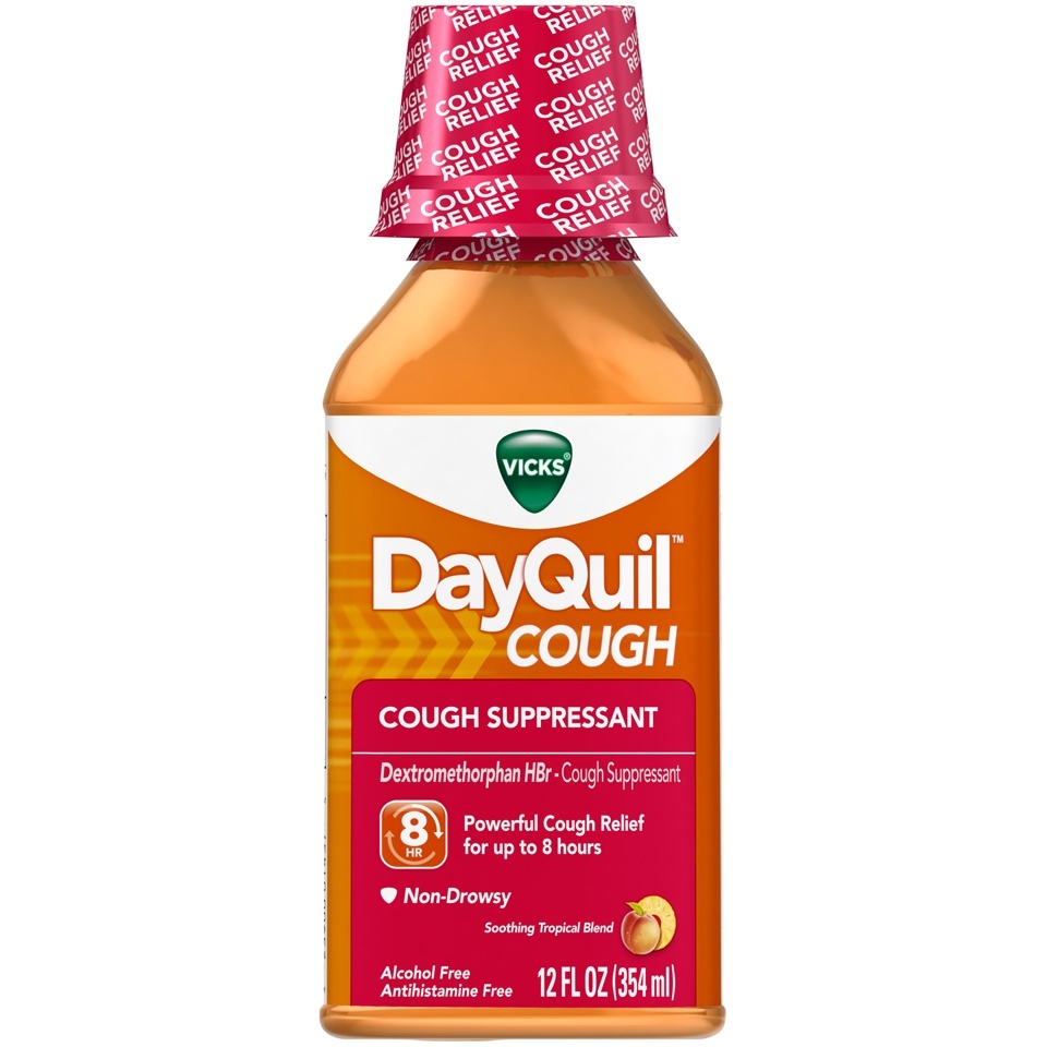 Vicks DayQuil Fruit Flavored Daytime Cough Relief Syrup 12 fl oz | Shipt