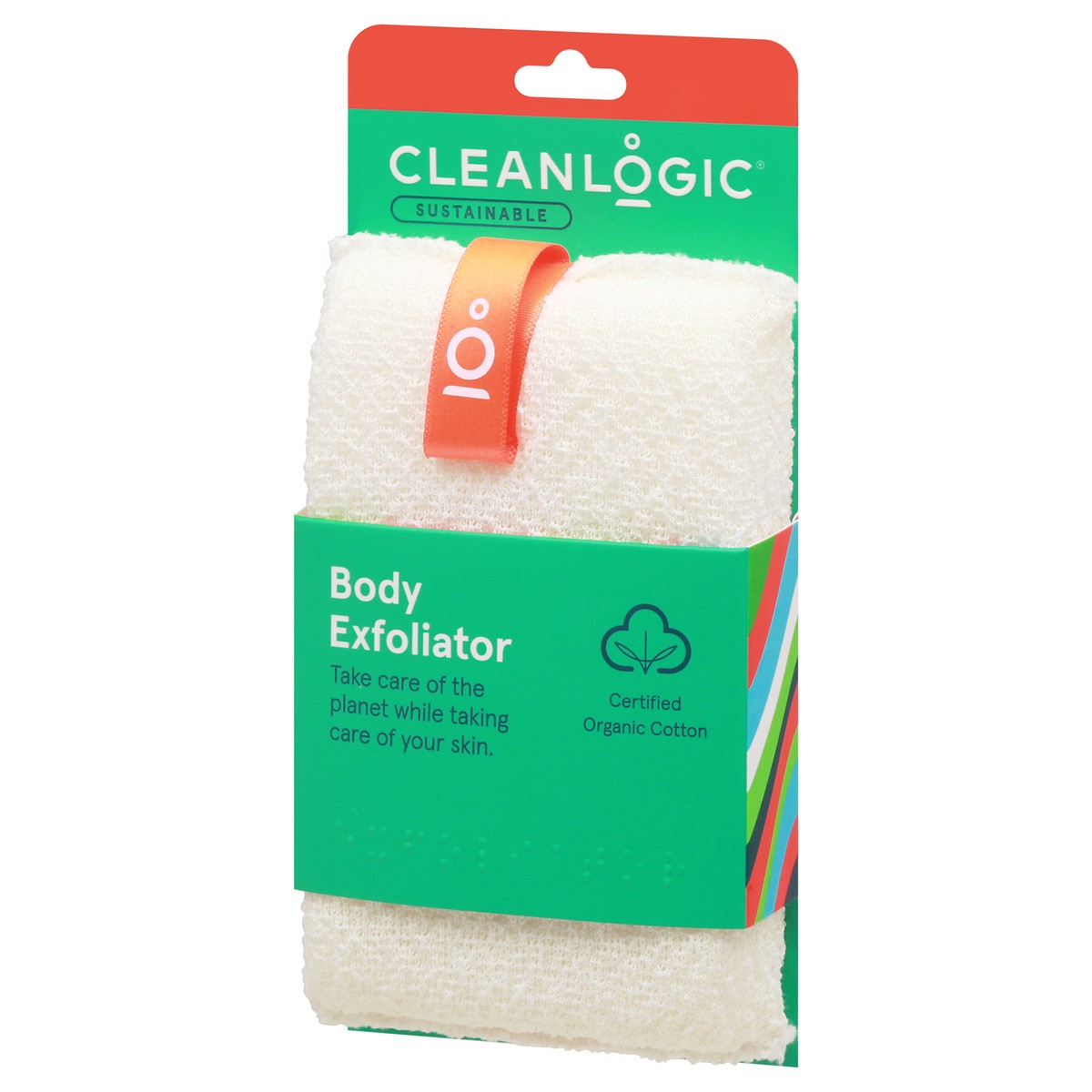 slide 3 of 9, Cleanlogic Body Exfoliator, 1 ct
