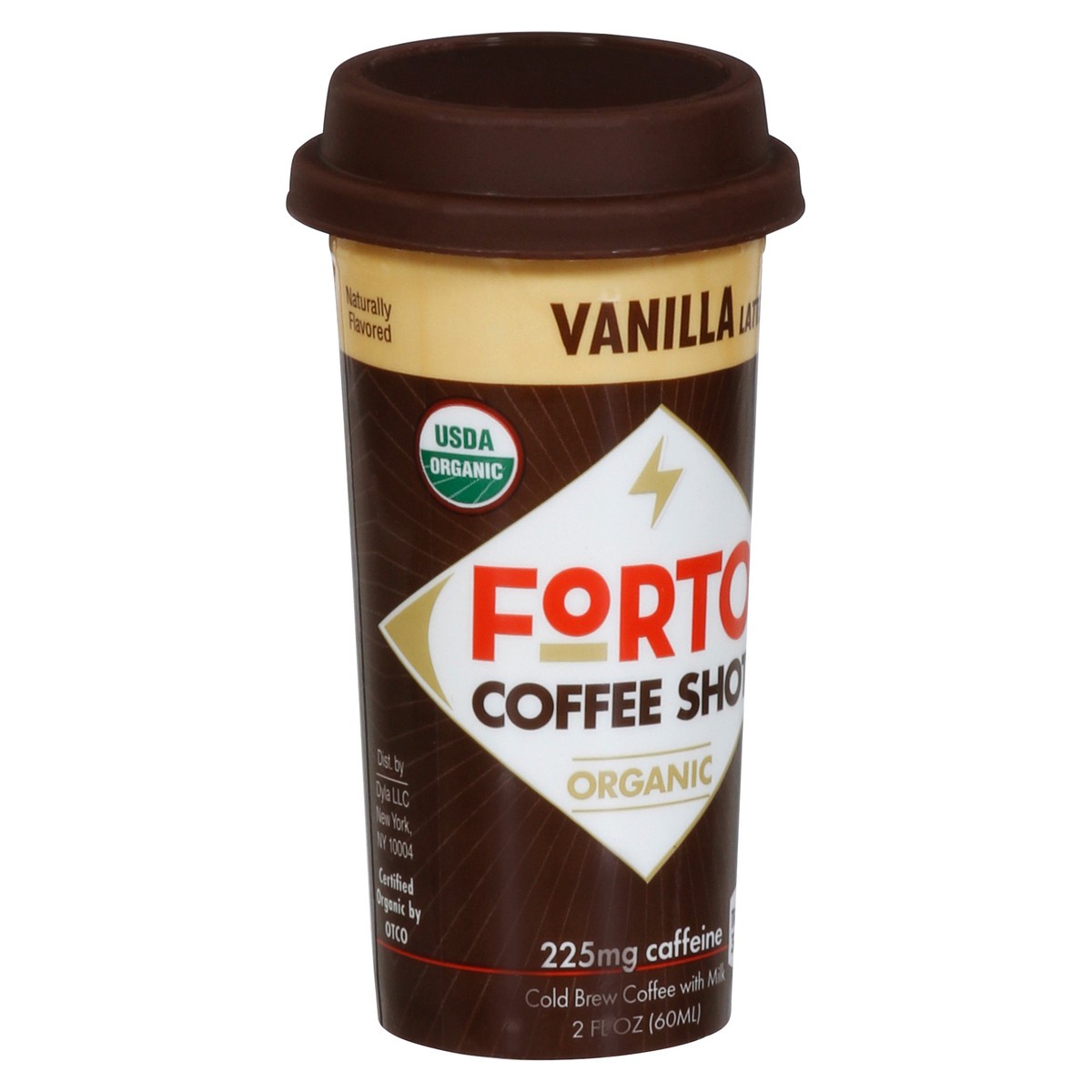 slide 2 of 9, Forto Organic Vanilla Latte Coffee Shot 2 fl oz, 