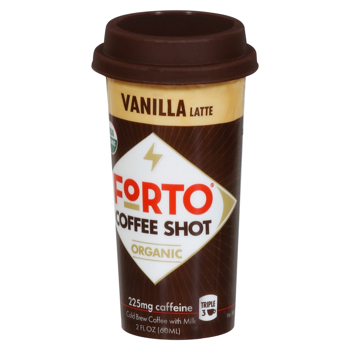 slide 3 of 9, Forto Organic Vanilla Latte Coffee Shot 2 fl oz, 