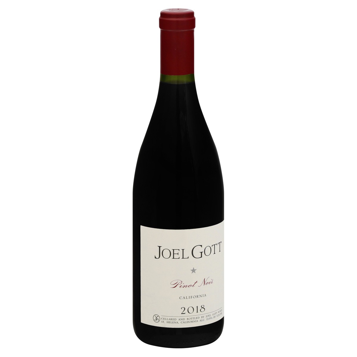 slide 9 of 9, Joel Gott California Pinot Noir Red Wine, 750 ml Glass Bottle, 13.9% ABV, 750 ml