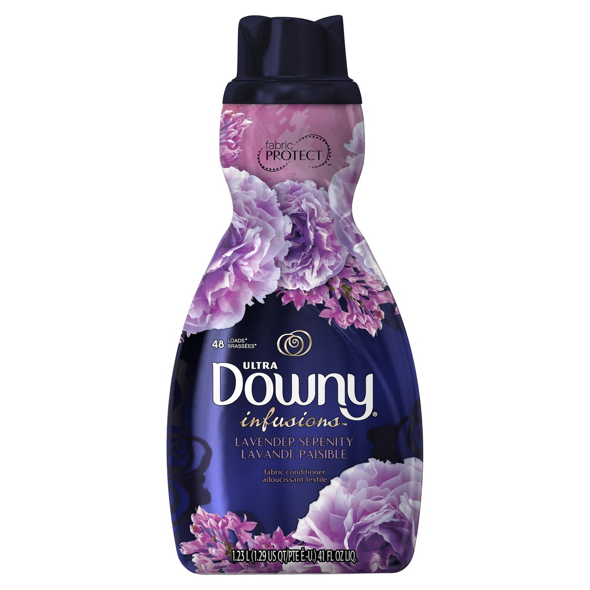 slide 1 of 1, Downy Vanilla And Lavender Fabric Softener, 41 oz