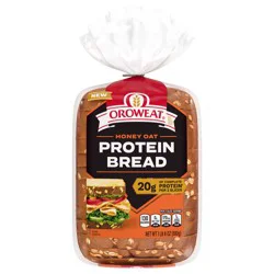 Oroweat High Protein Honey Oat Wide Pan Bread 24 oz